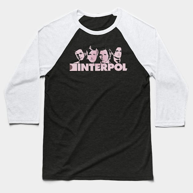 Interpol Band Rock Baseball T-Shirt by StoneSoccer